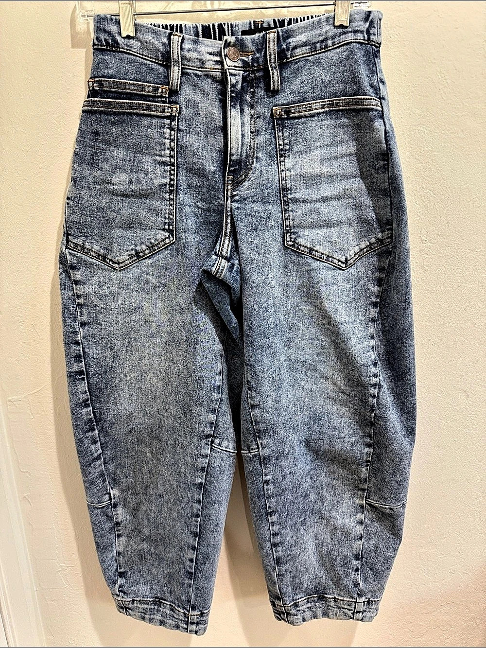 ruti The Slouchy Jeans 2.0 Boyfriend Jeans Blue with elastic waist
